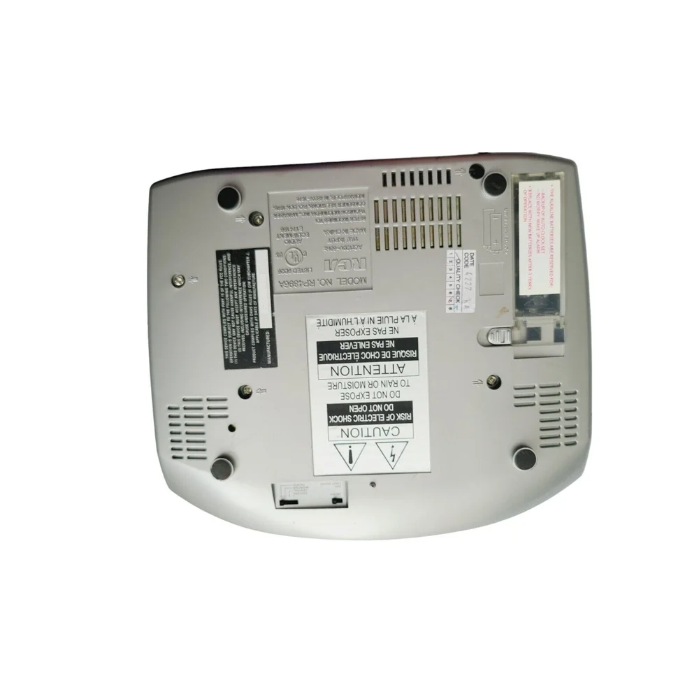 RCA Clock Radio and CD Player‎